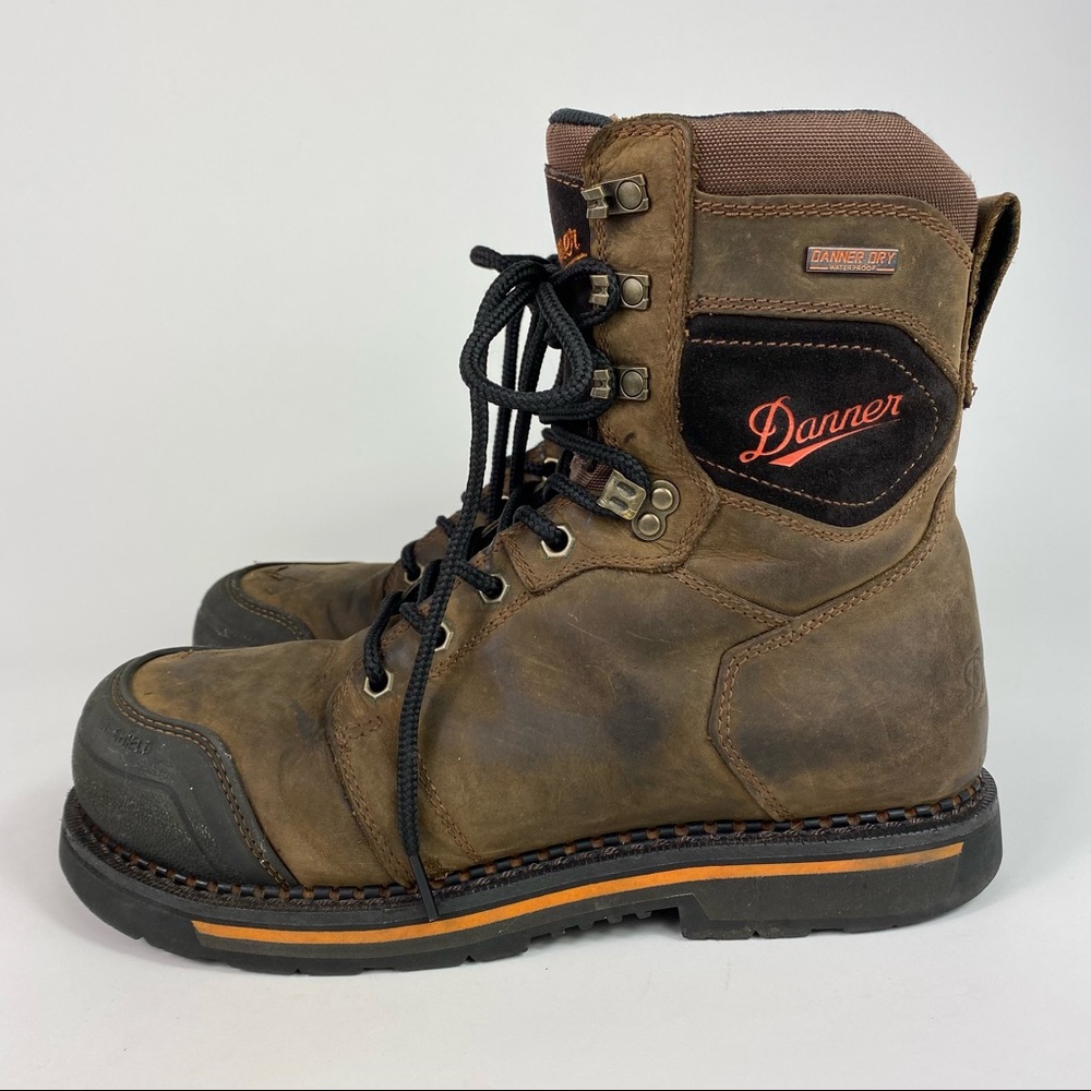 Danner boots 8" Brown Composite Toe